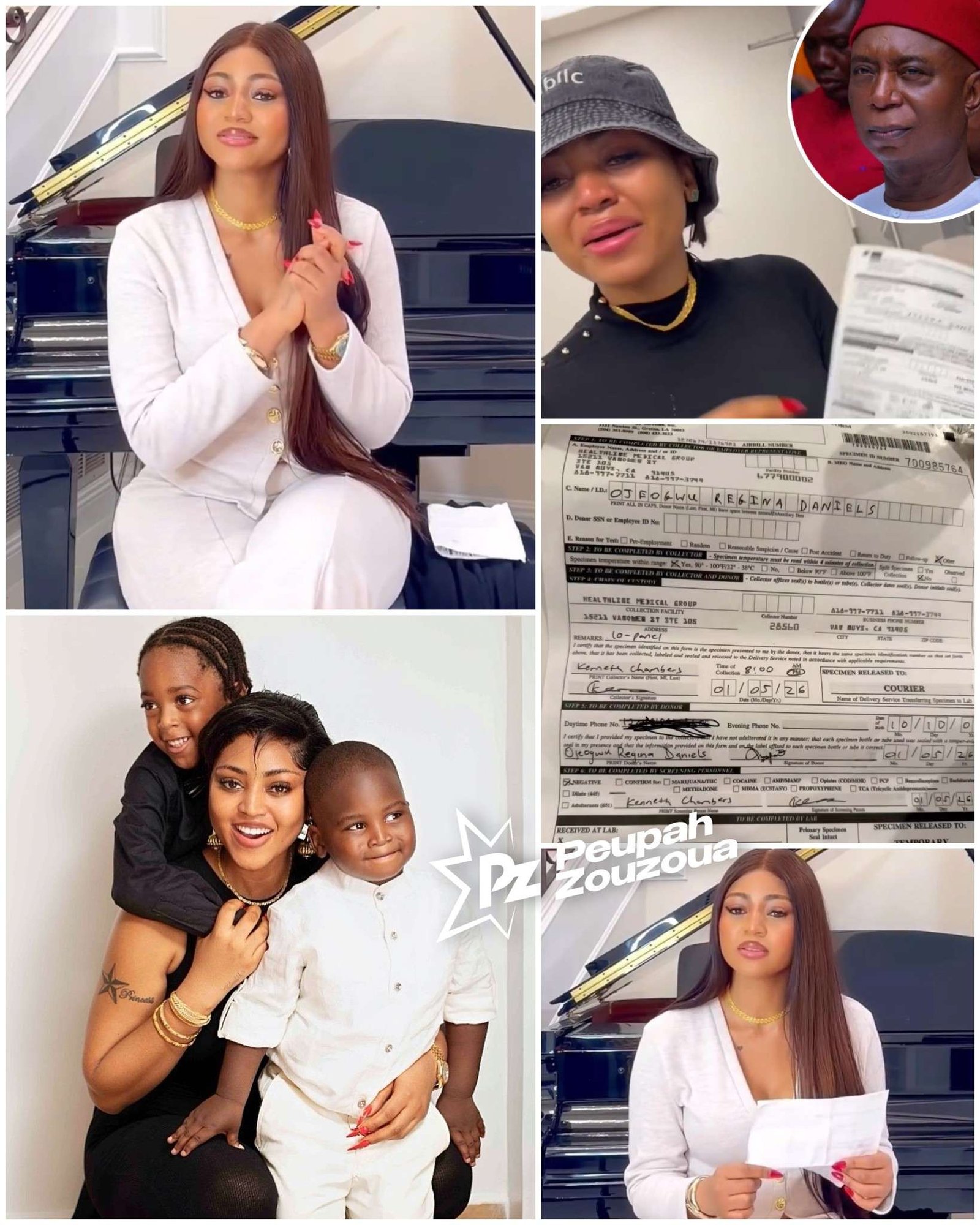You are currently viewing Regina Daniels Brise le Silence : Test de Drogue Révélé, Larmes et Vérité — La Star de Nollywood se Confie sur ses Enfants, le Scandale et sa Nouvelle Vie