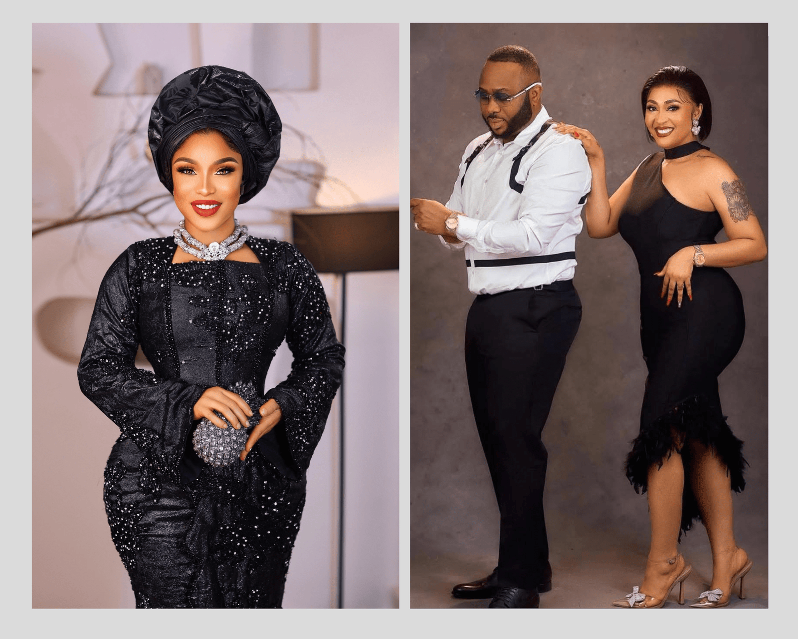 You are currently viewing Tonto Dikeh et Churchill : La Réconciliation Choc qui Secoue Nollywood — 10 Ans Après la Rupture, l’Actrice se Rapproche de son Ex-Mari pendant que Rosy, sa Meilleure Amie Devenue Épouse, Réagit sur les Réseaux